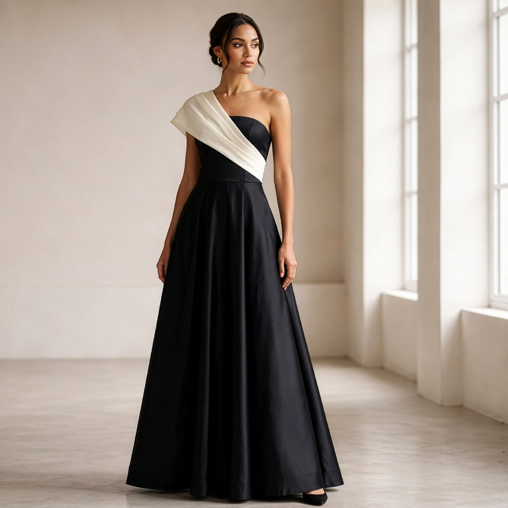 فتحة صدر على شكل قلب | فتحة جانبية عالية | تصميم حسب الطلب